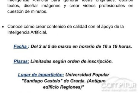 Granja de Torrehermosa impulsa un curso gratuito para crear contenido con Inteligencia Artificial