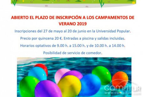 Abierto el plazo de inscripción para el Campamento Urbano de Llerena 